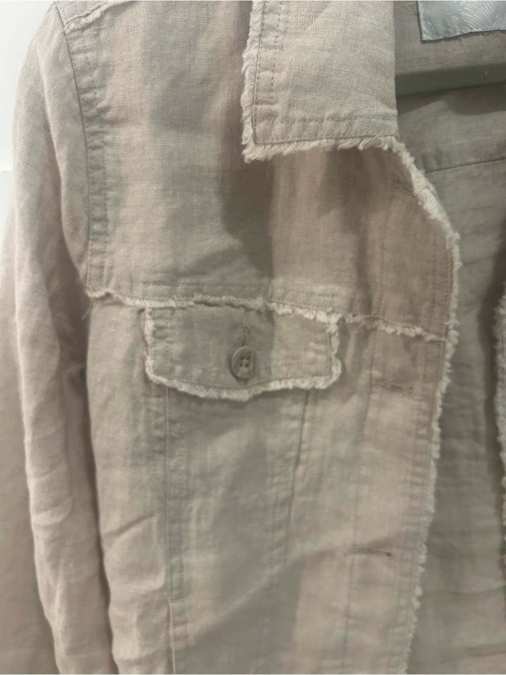 Tommy Bahama Light Beige Linen Jacket - Picture 3 of 4